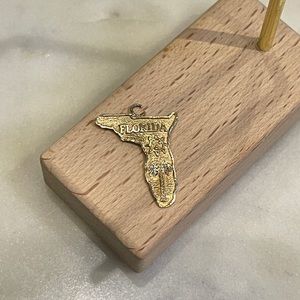 Vintage 14k Yellow Gold Florida State Charm